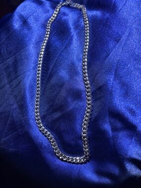 Stainless Steel Cuban Flat Link Chain